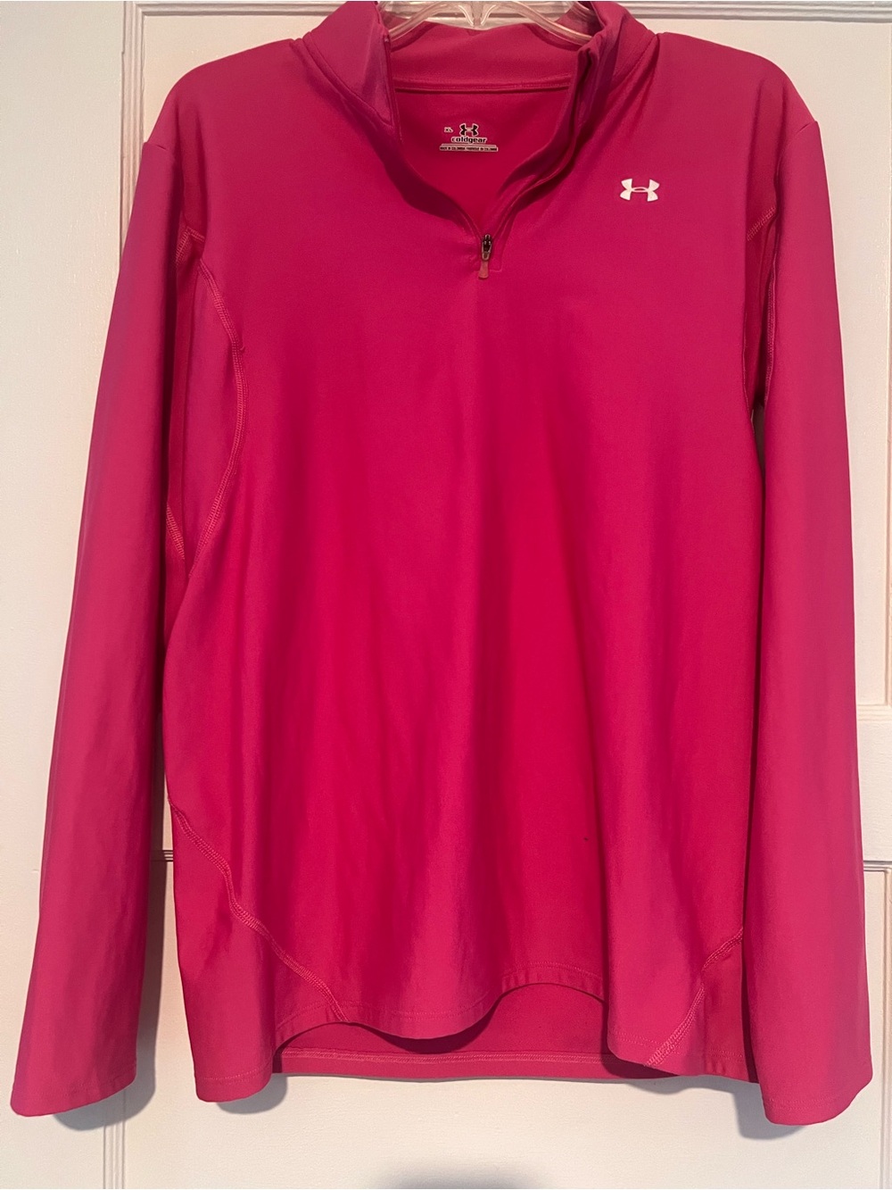 Under Armour Hot Pink 1/4 Zip Performance Pullover